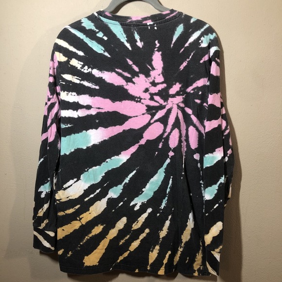 Pokémon Pikachu Shirt Mens Medium Tie Dye Long Sleeve T-Shirt Graphic - Picture 4 of 4